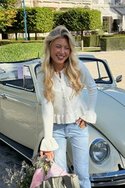 "Eloise" cardigan white