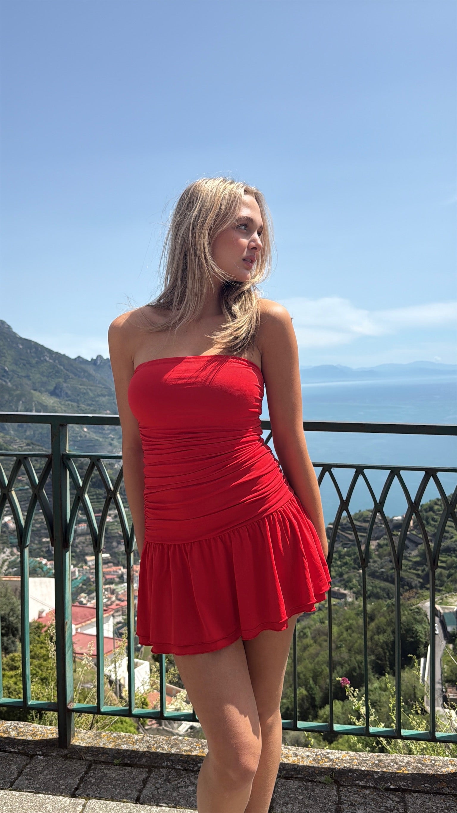 Vestido de "amalfi" rojo