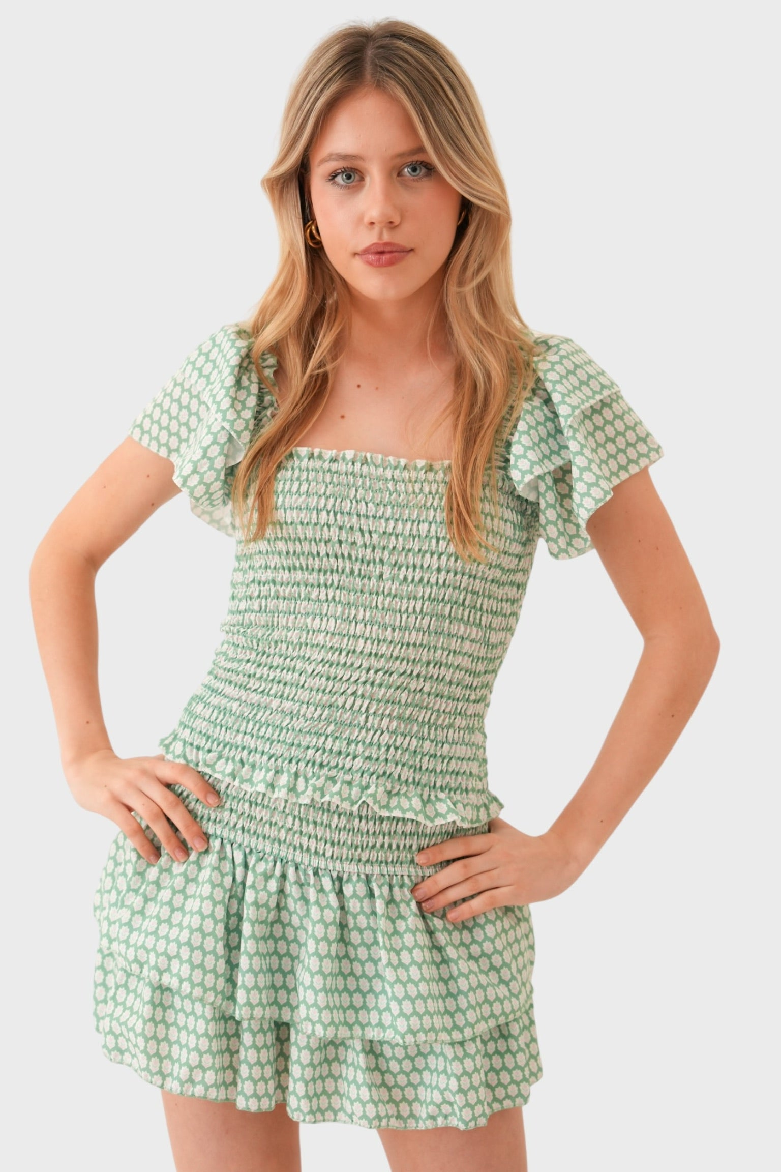 Top ruffle "Lagos"