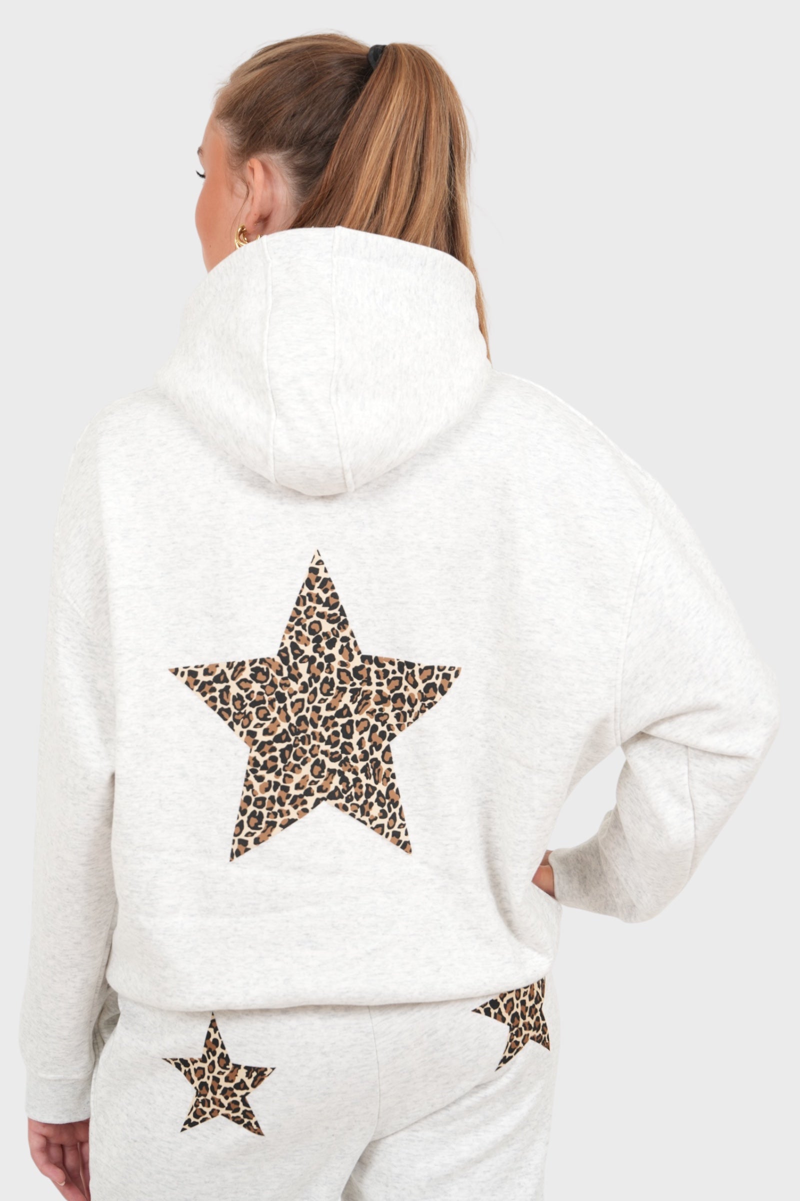 "Leopardo relajado" Capiudad de sudadera