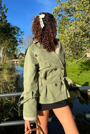 Trenchcoat „Dänemark“ khakigrün