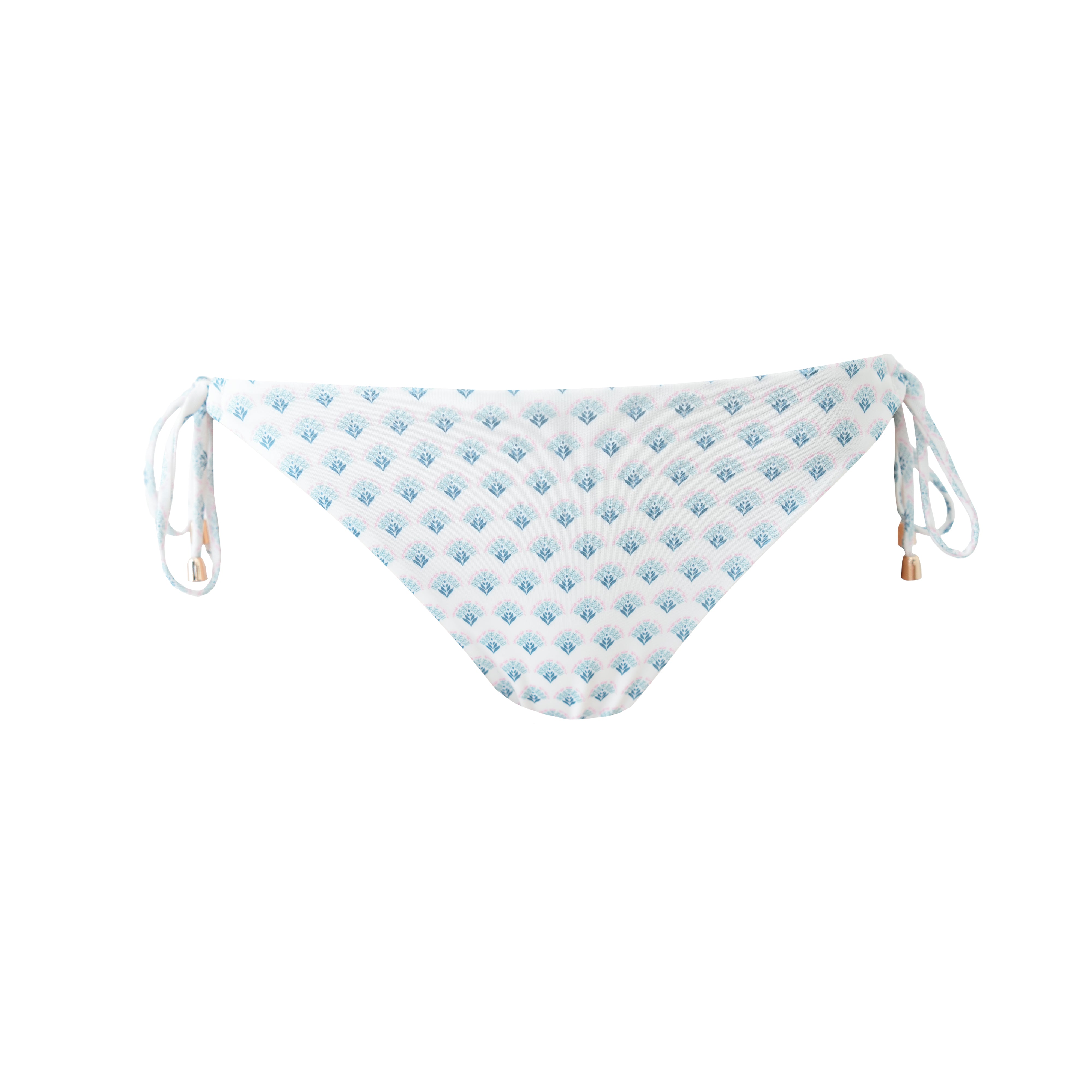 "Palm" atado Bikini Bottom Green