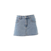 "Seaside" jupe en jean bleu