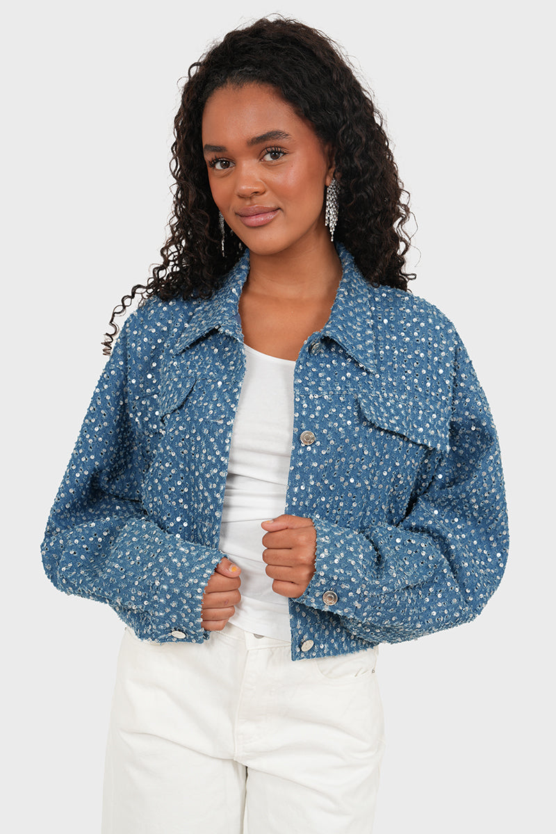 Veste en jean "Pétillant"