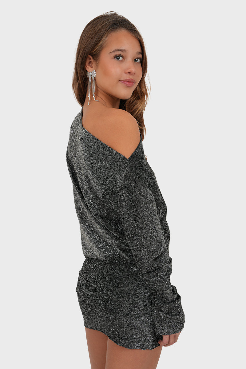 "Glisten" dress silver