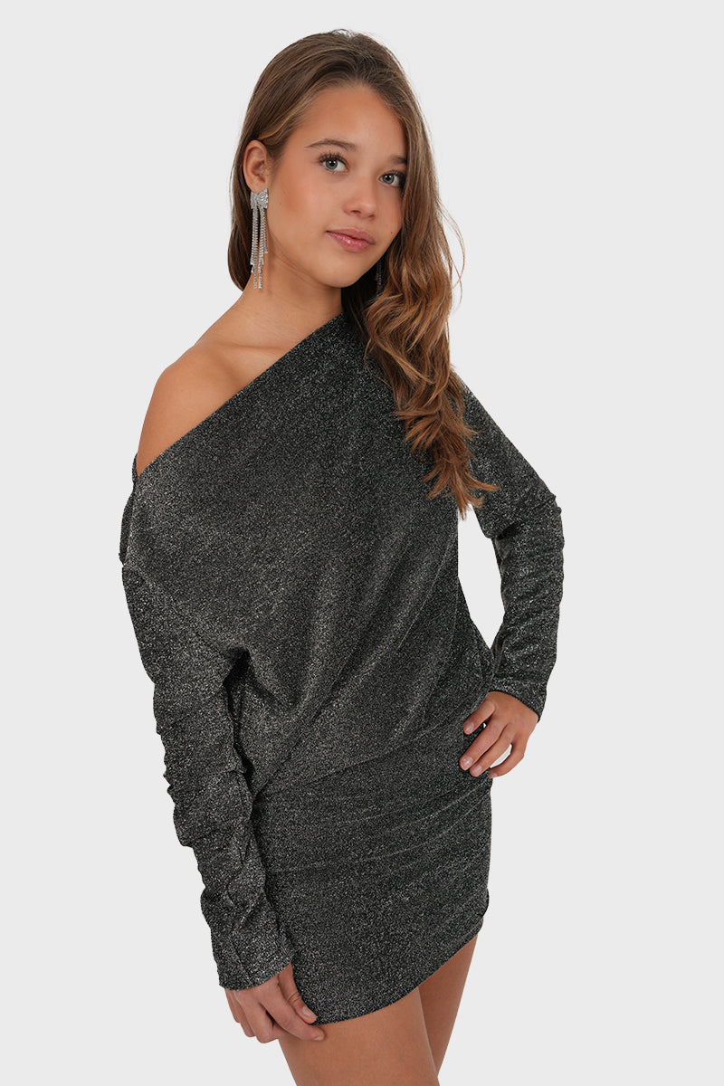 "Glisten" dress silver