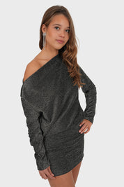 "Glisten" dress silver
