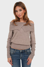 Pull "Hannah" taupe