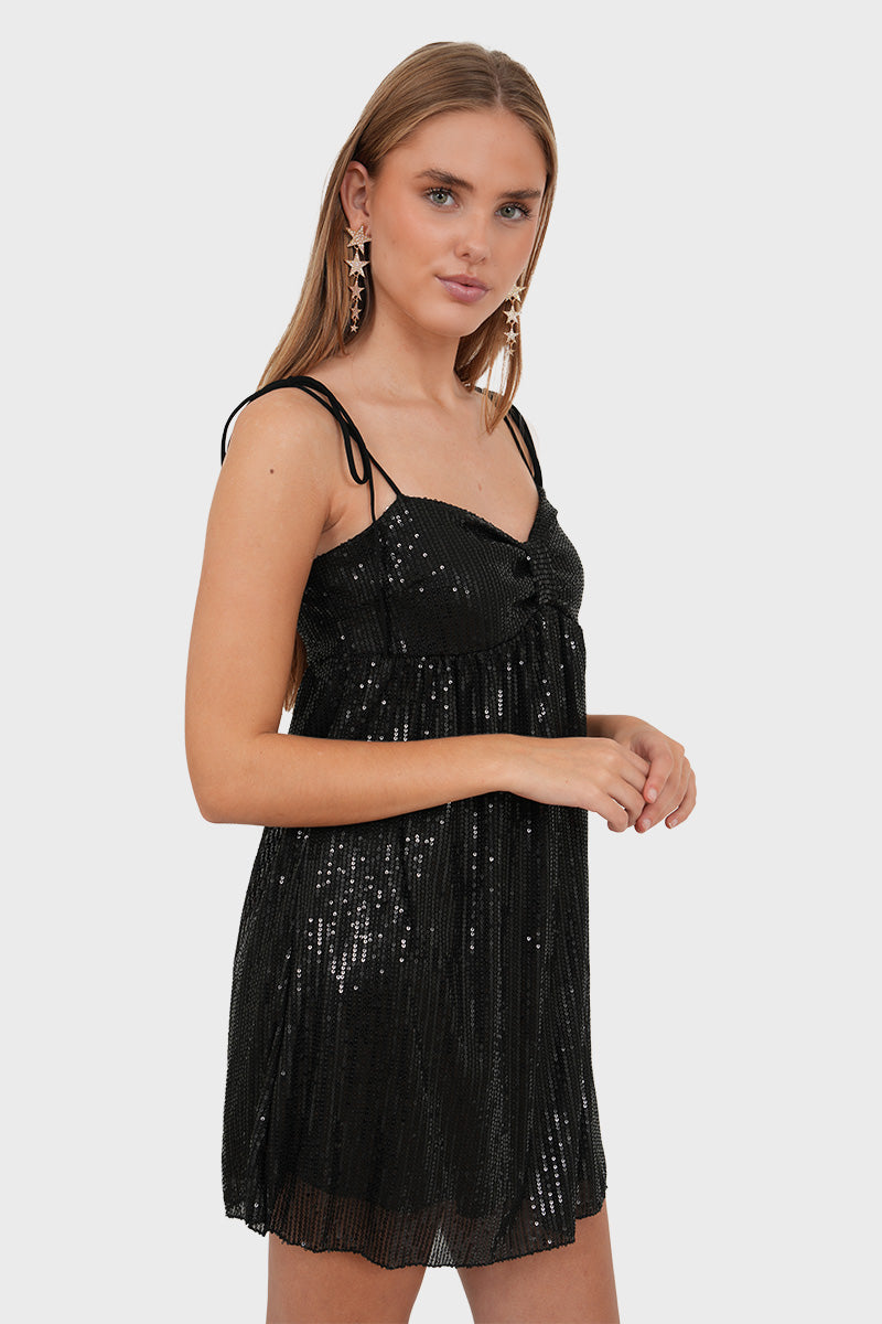"Dazzle" dress black