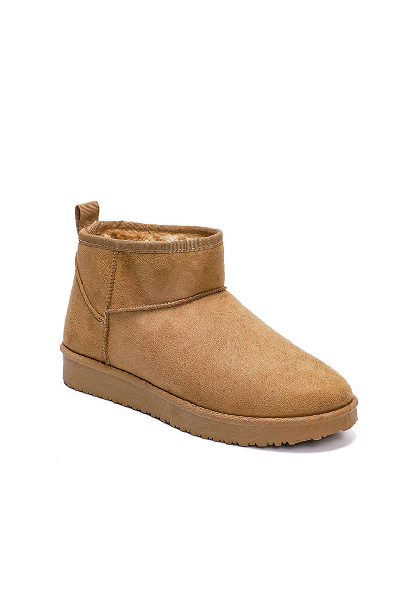 Bottines "Cosy" camel