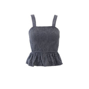 "Bloom" Top Navy