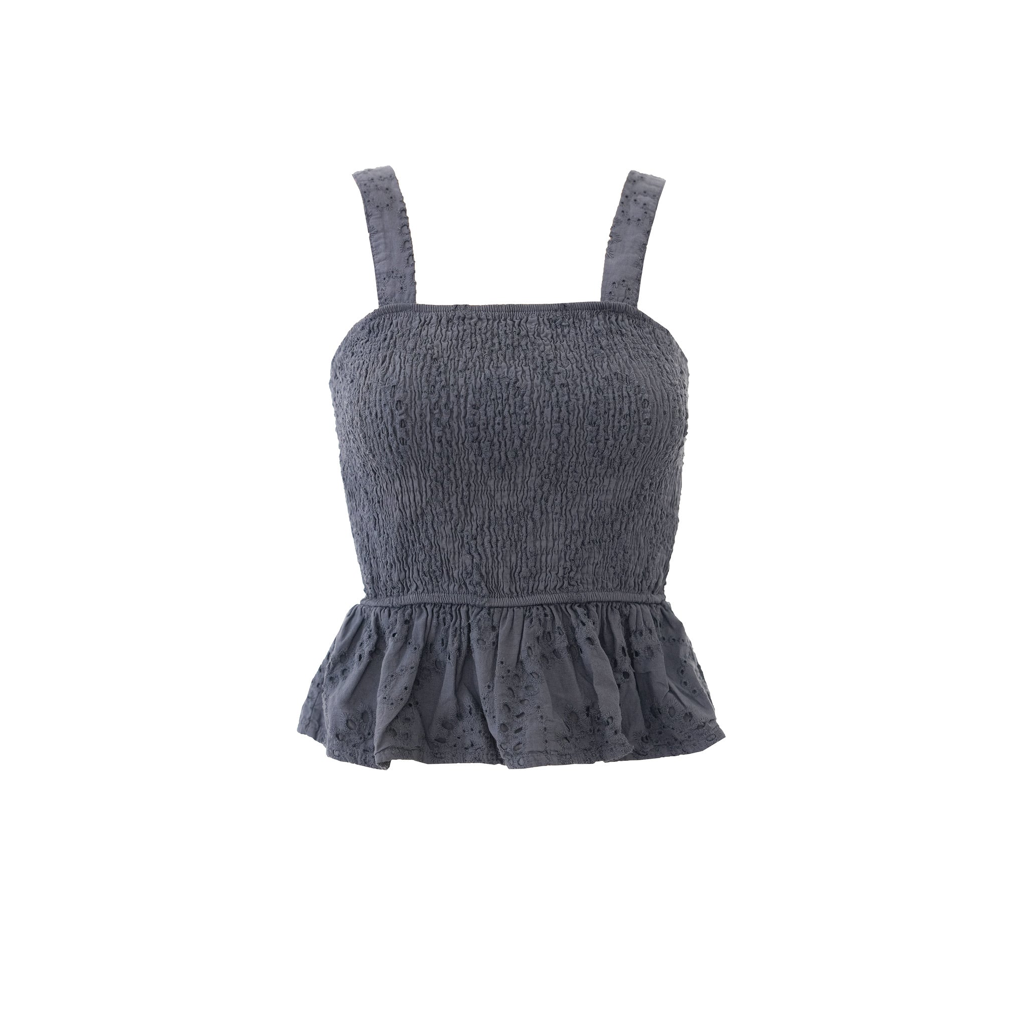 "Bloom" Top Navy
