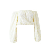 Blusa "Fleur" amarillo