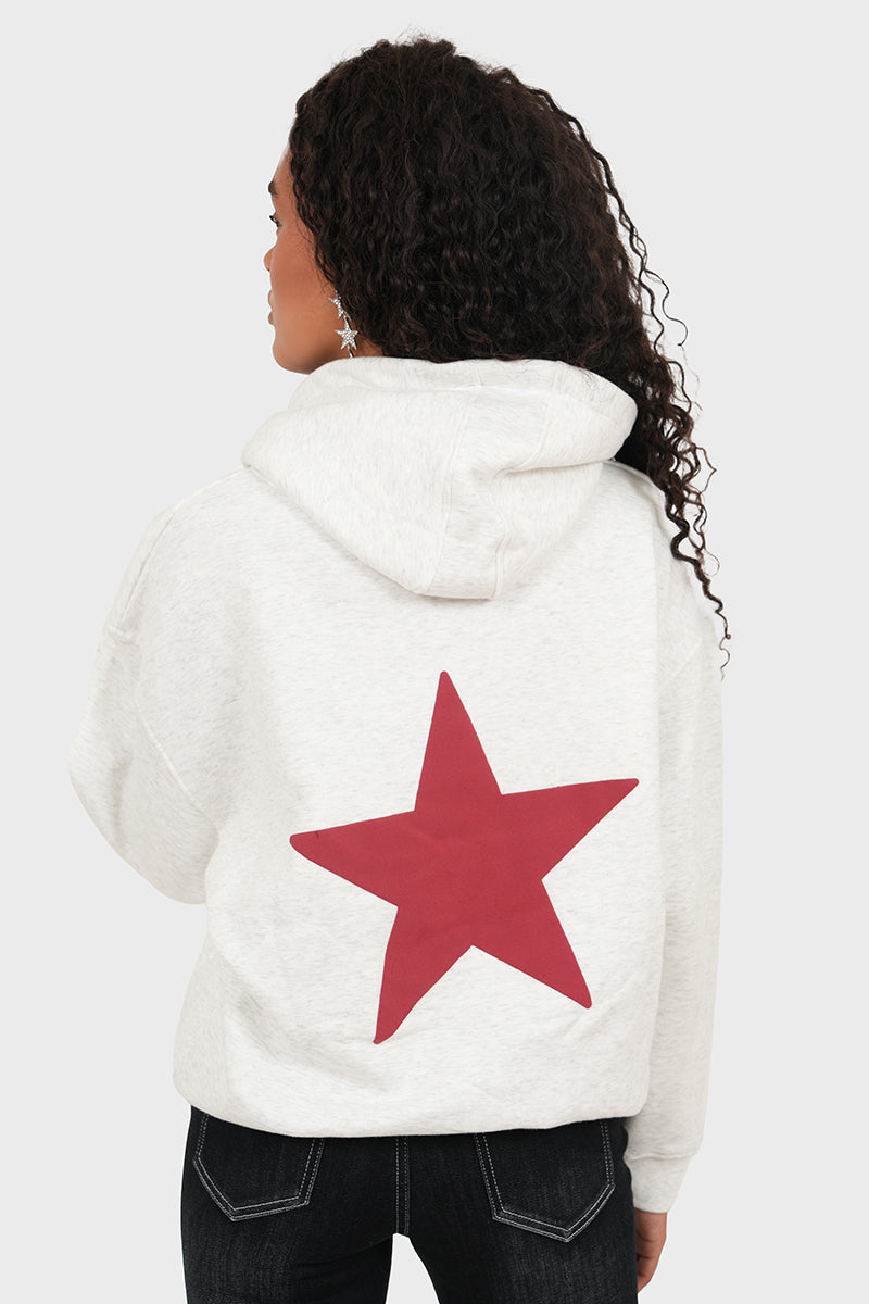 "L'etoile" hoodie bordeaux (pre-order)