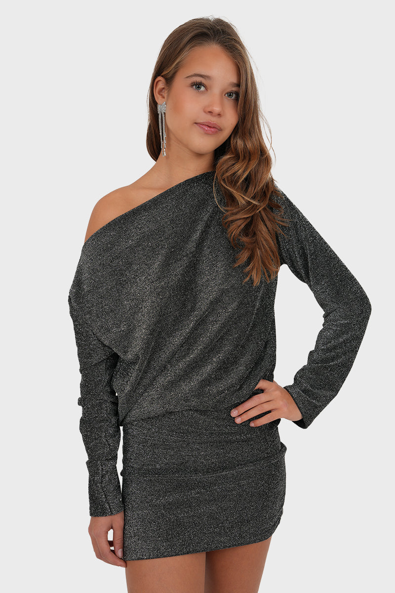 "Glisten" dress silver