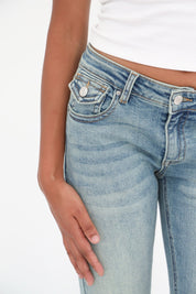 "Flared" jeans light blue tall