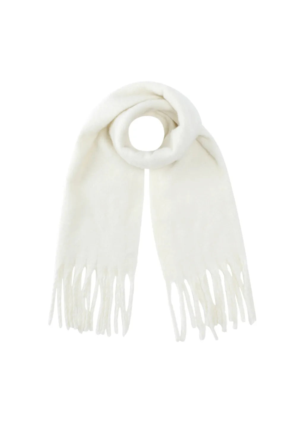 "Lou" scarf white