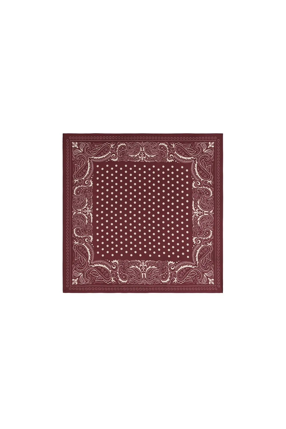 "Hazel" bandana bordeaux