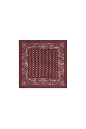 "Hazel" bandana bordeaux