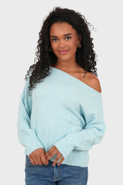 "Cozy" sweater sky blue