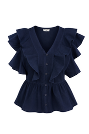 "Joa" blouse navy