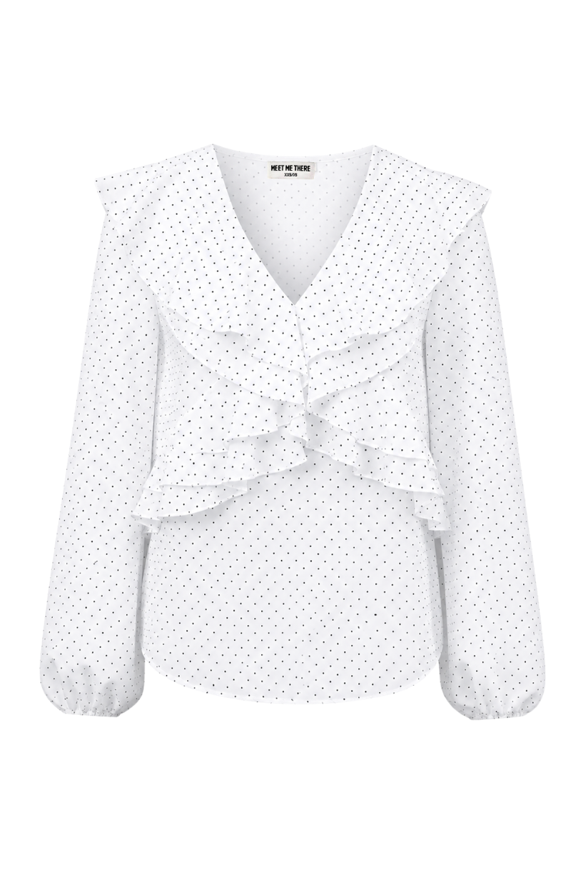 "Nayla” blouse white