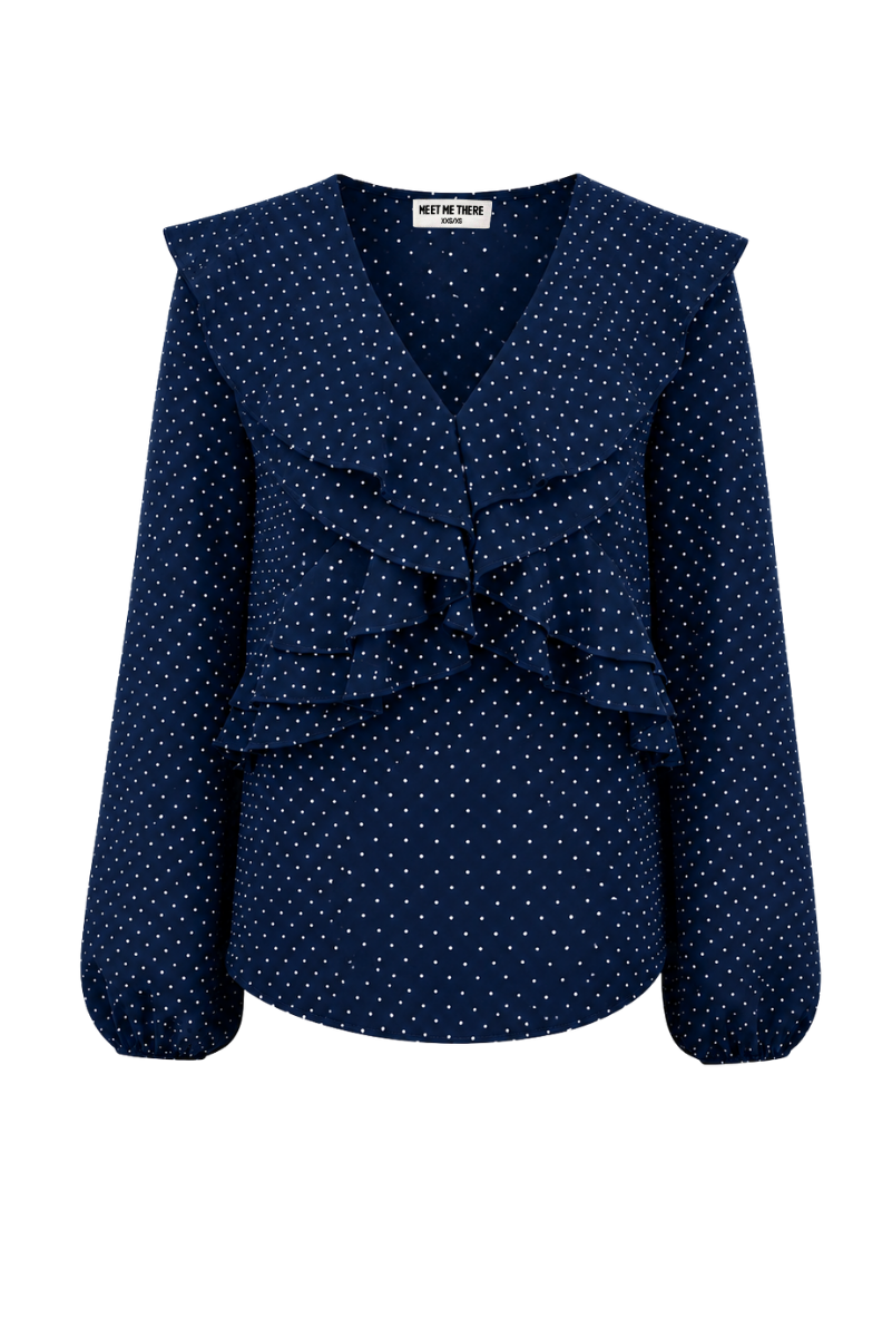 "Nayla" blouse navy