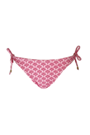 "Bloomy" tied bikini bottom pink