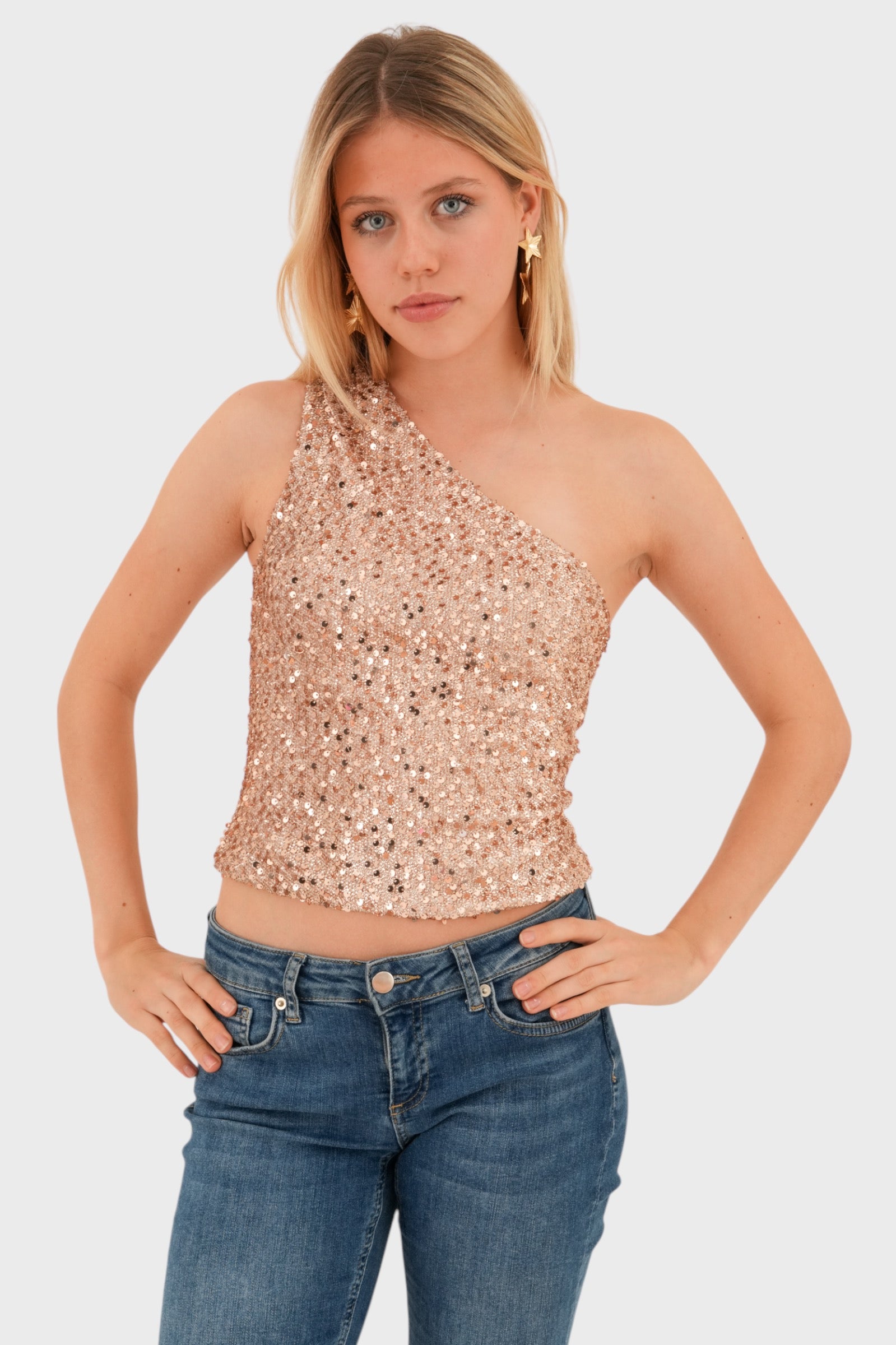 "Sparkle" top pink