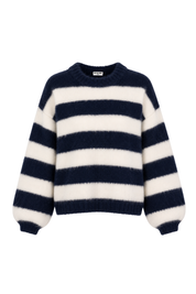 “Annabelle” sweater striped navy