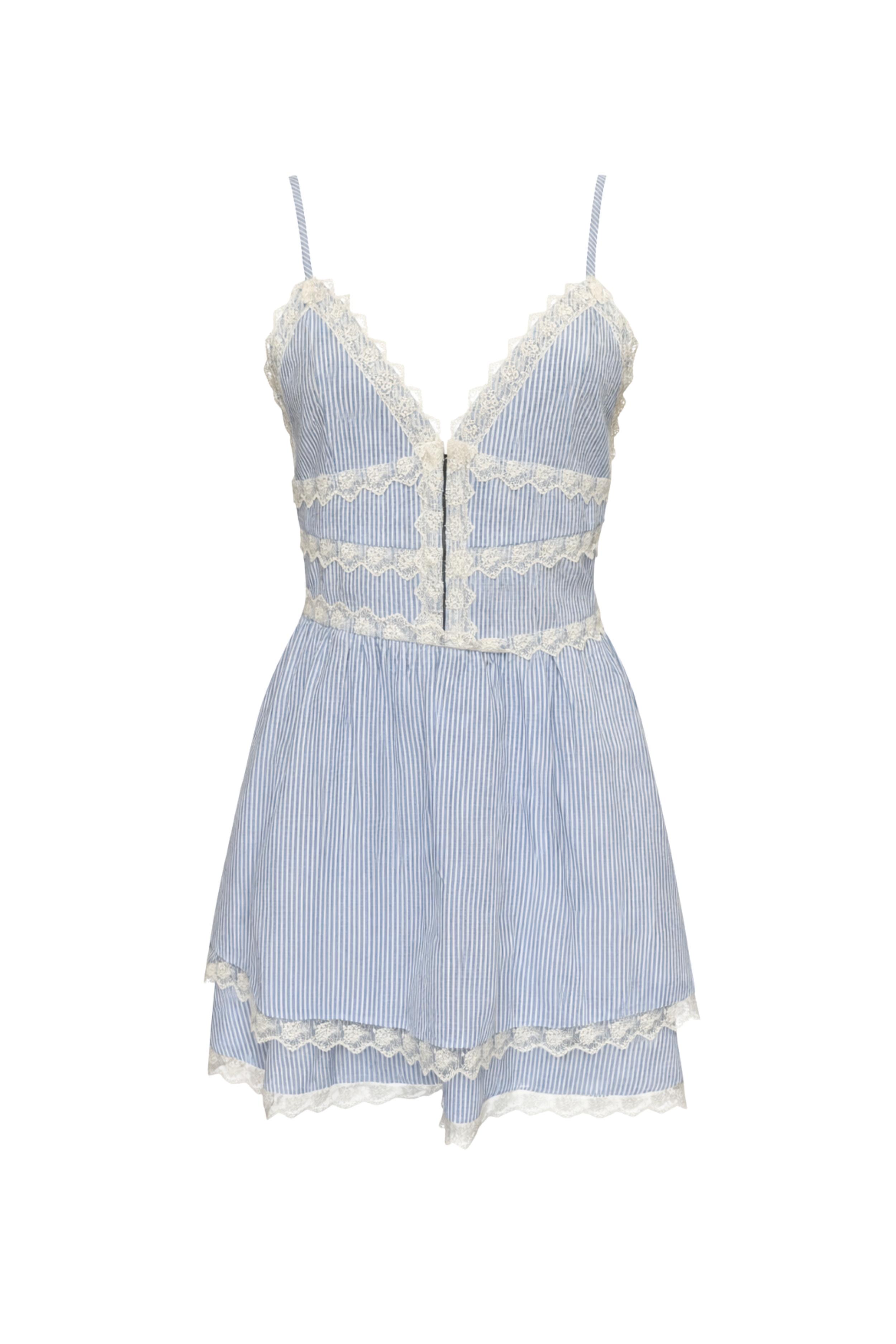 "Ulu Dress Blue + Ivory Dress White" - 10 aug
