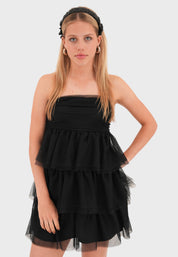 "Flowy" dress black