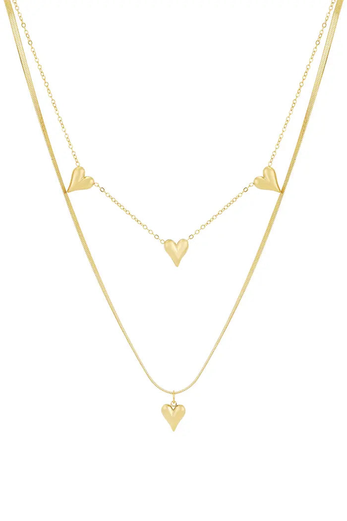 "Heart to heart" halsband