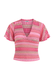 "Vida" pink top