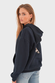 "Panther star" hoodie navy