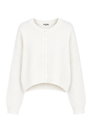"Evelyn” cardigan white