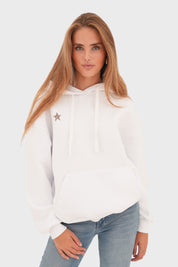 "Panther star" hoodie white