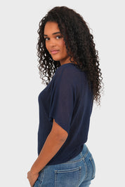 "Sky" top navy