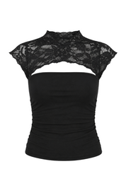 "Jane” top black