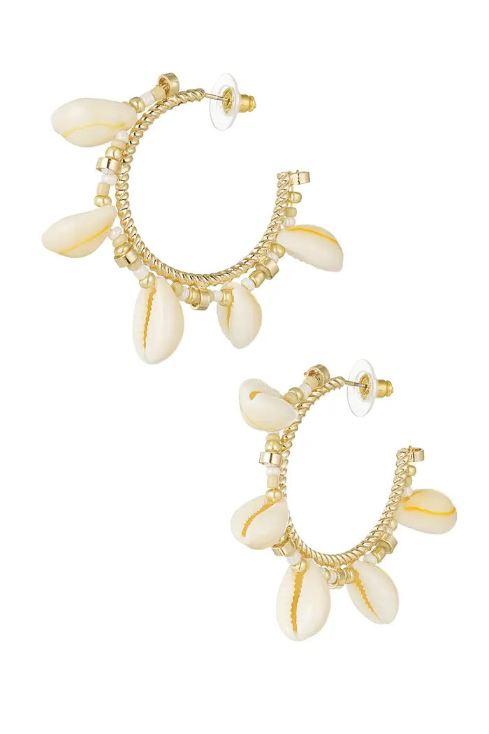 "Shell" earrings