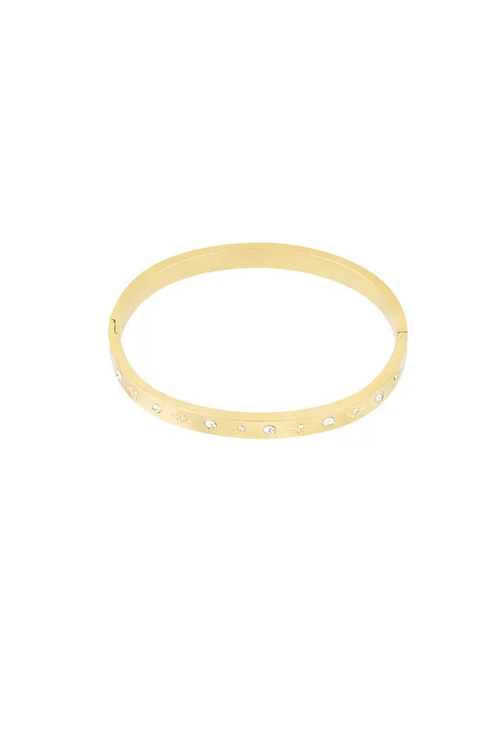 "Shiny" bangle bracelet