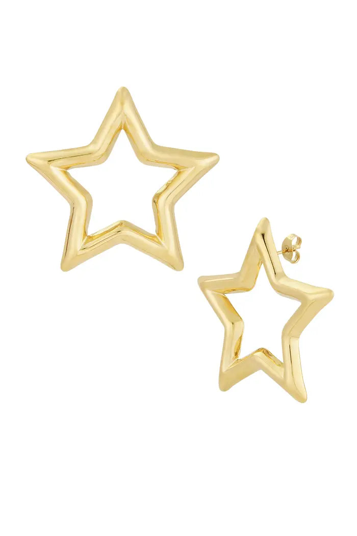 "Big star" earrings