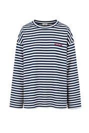 "Noa” striped sweater navy
