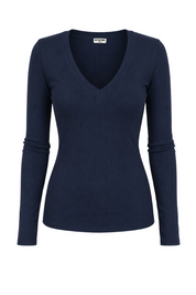 "Elena” top navy