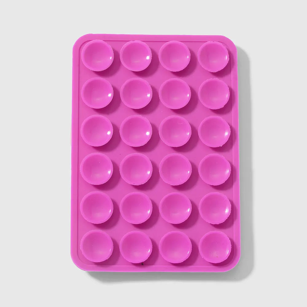 "Sticky" phone sticker hot pink