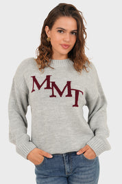 "MMT" sweater grey