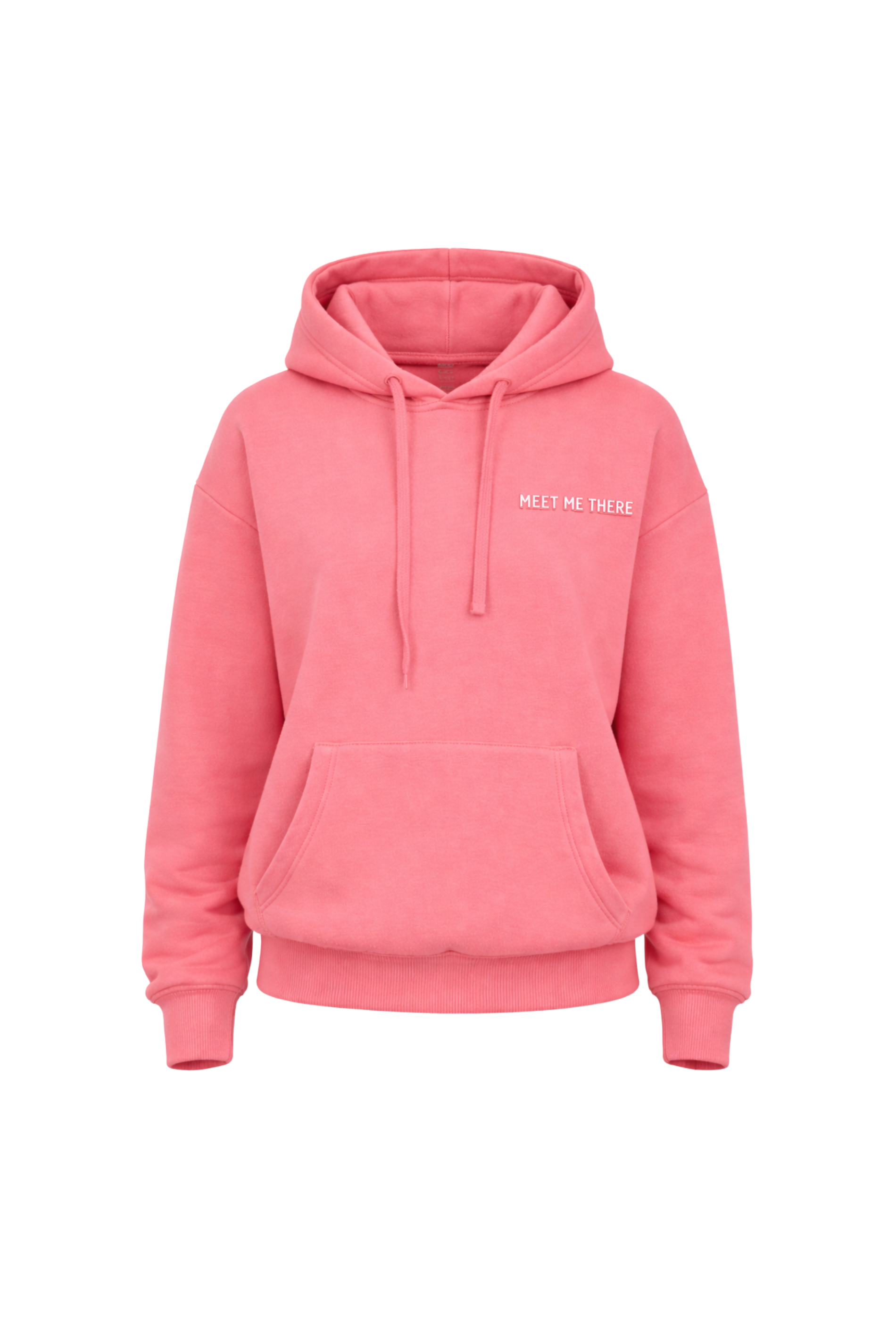 "MMT" sudadera con capucha coral