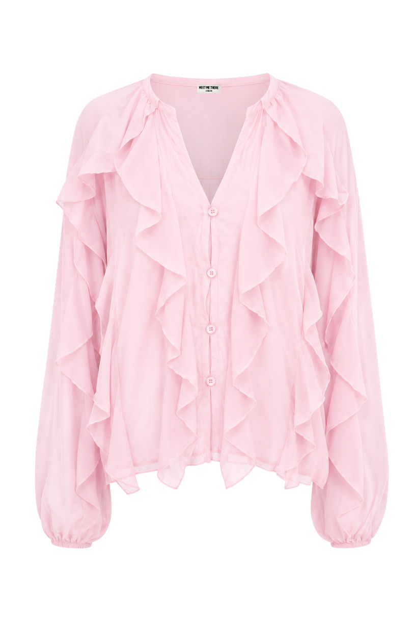 "Nova” blouse light pink