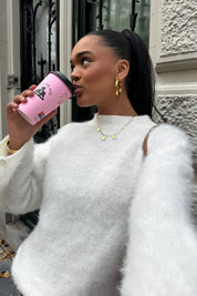 "Ame" sweater white (PRE ORDER)