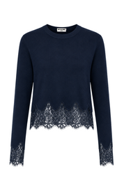 "Camille" sweater navy